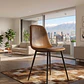 Comedor Madrid Stone 140x80cms + 4 Sillas Scoop Ecocuero Vintage Black - Miniatura 5