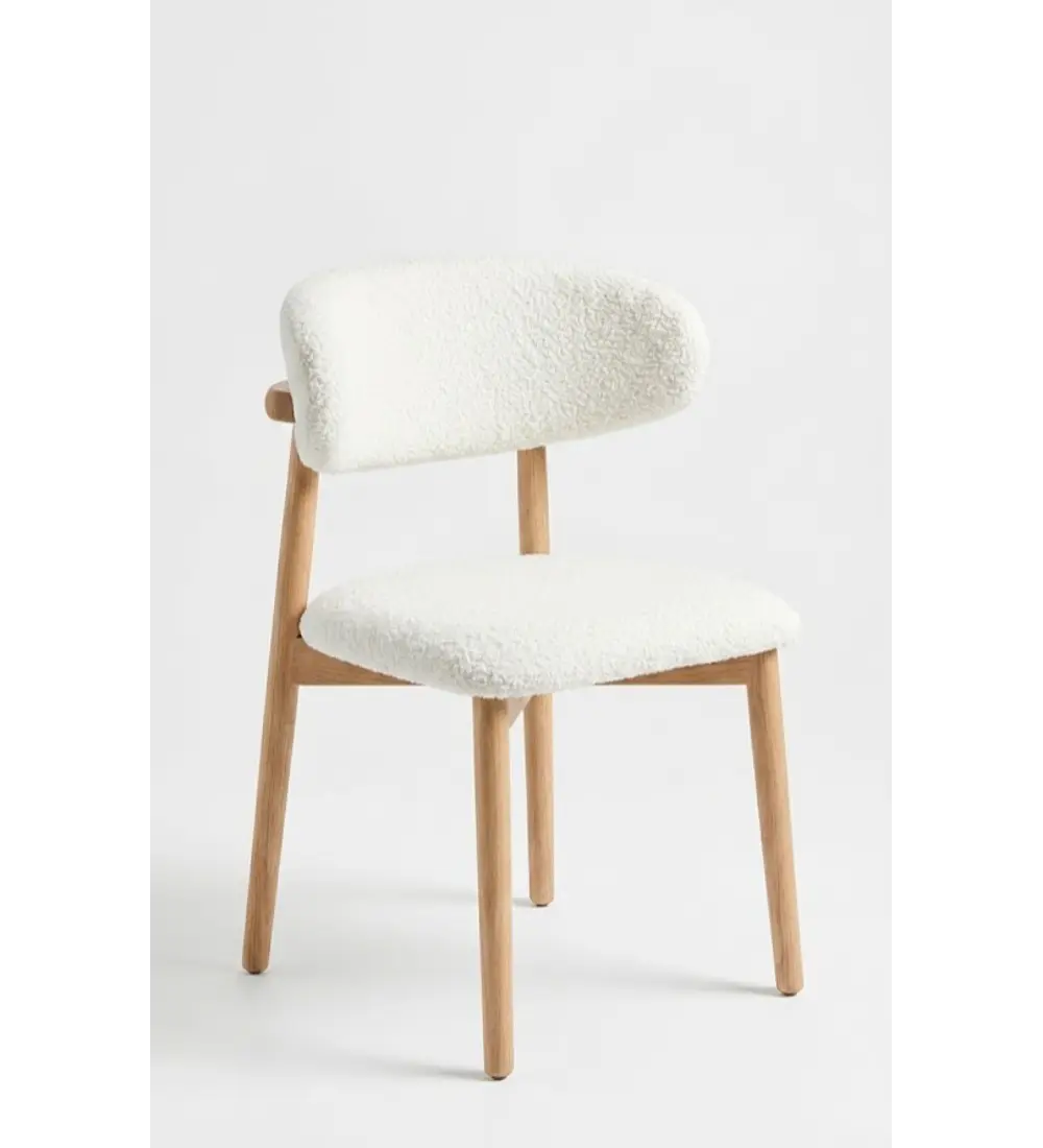 Pack 4 Sillas Cloud Madera-Beige