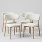 Pack 4 Sillas Cloud Madera-Beige - Miniatura 1