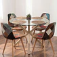Comedor Mesa Warwick 120cm + 4 Sillas Patchwork DaVinci - Miniatura 2