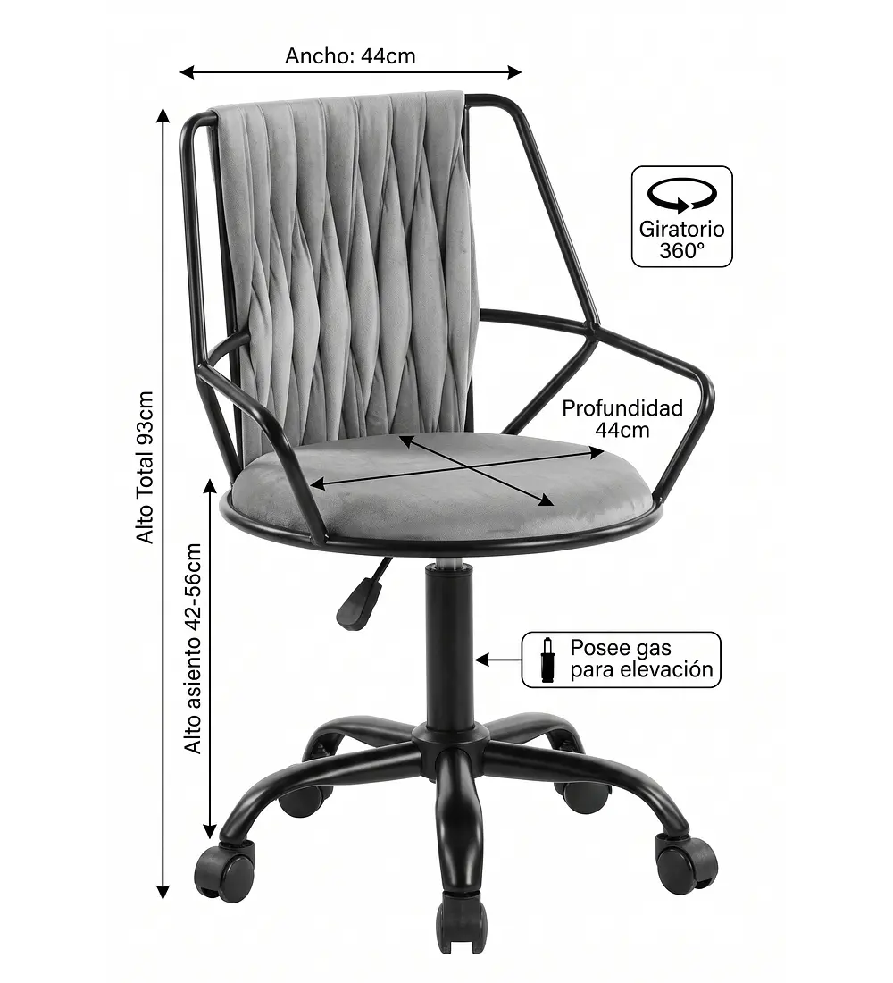 Silla Escritorio - Oficina Sing