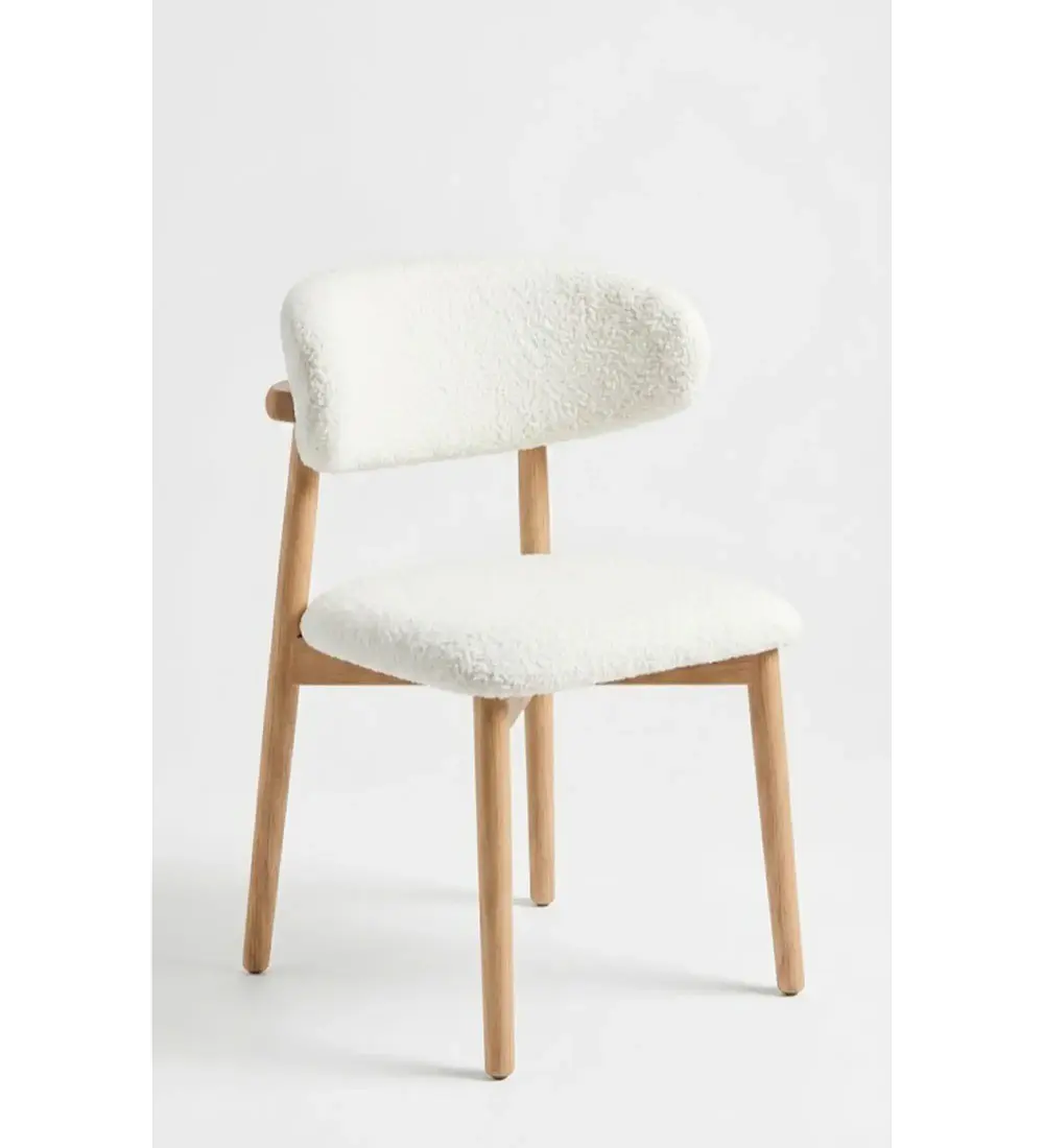 Comedor Rubi 120x80 + 4 Sillas Cloud Madera Beige 