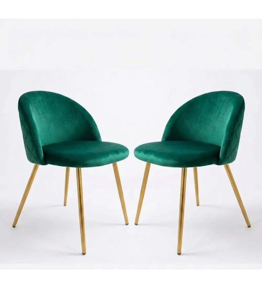 Pack 2 Silla Bread Velvet Gold