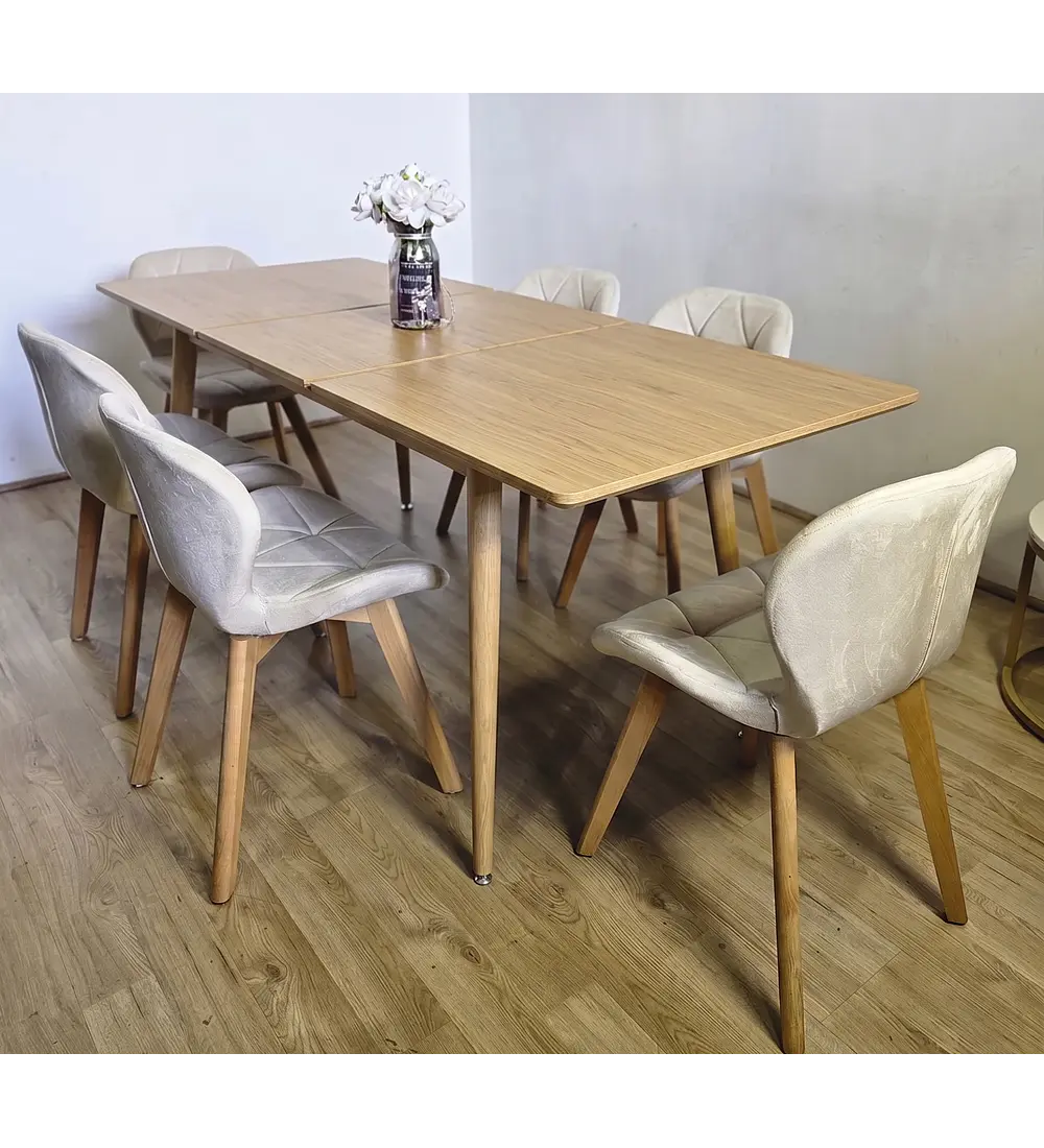 Mesa Expandible Rectangular Zeus 160x90cm ~ 200x90cm