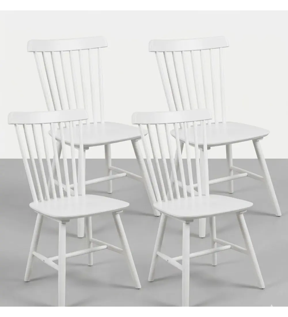 Pack 4 Silla Windsor Madera 