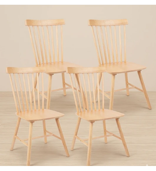 Pack 4 Silla Windsor Madera 