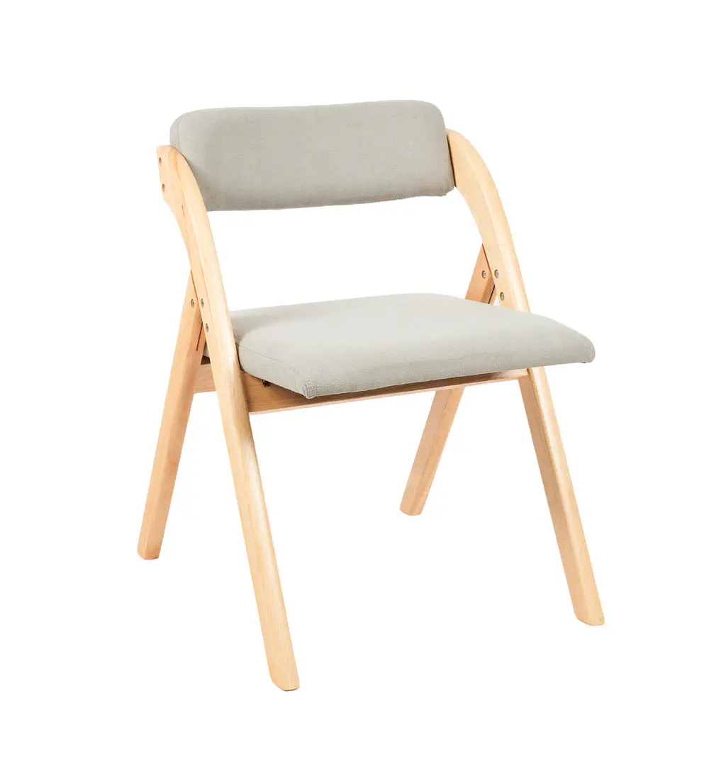 Comedor Medlock 140x90 + 4 Silla Betlahem de Madera Plegable Acolchada