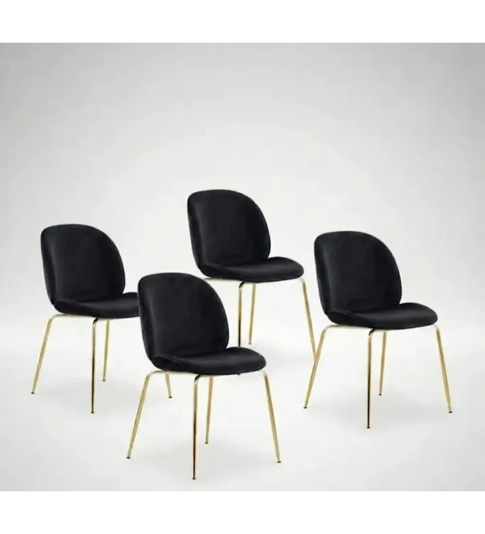 Pack 4 Sillas Beetle Gold