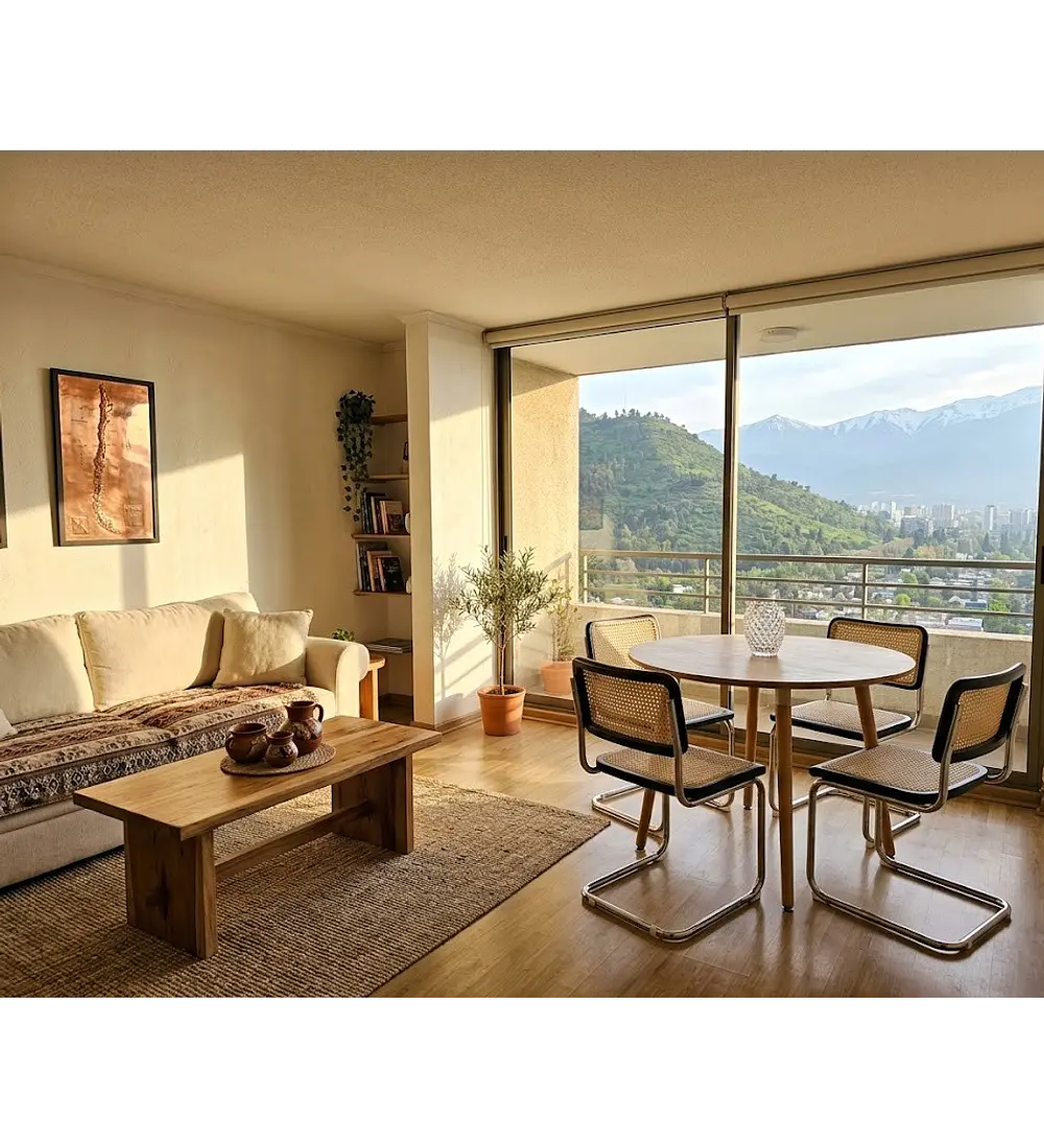 Comedor Mesa Expandible (100 - 180cms) + 4 Sillas Breuer