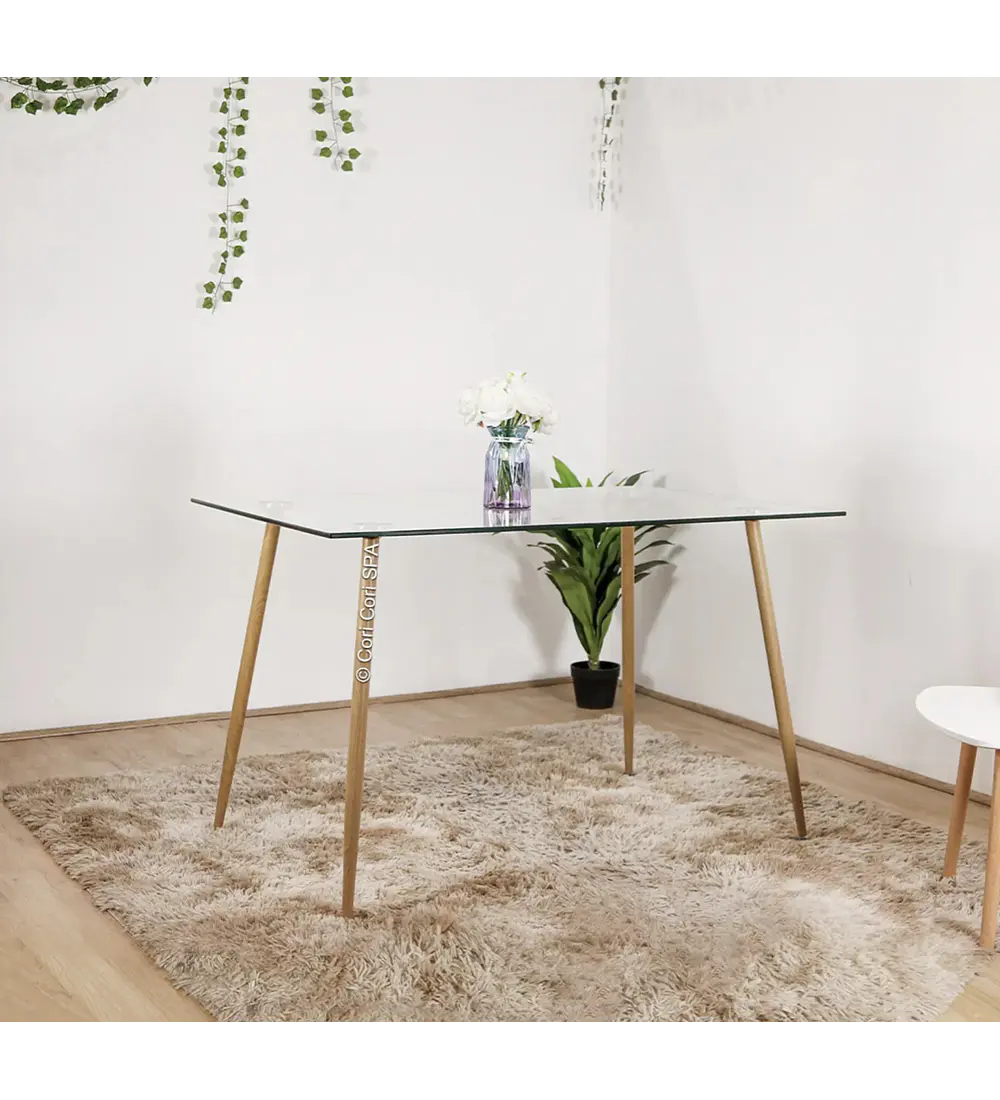 Comedor Mesa Rubi 120x80cm  + 4 Sillas Chandigart