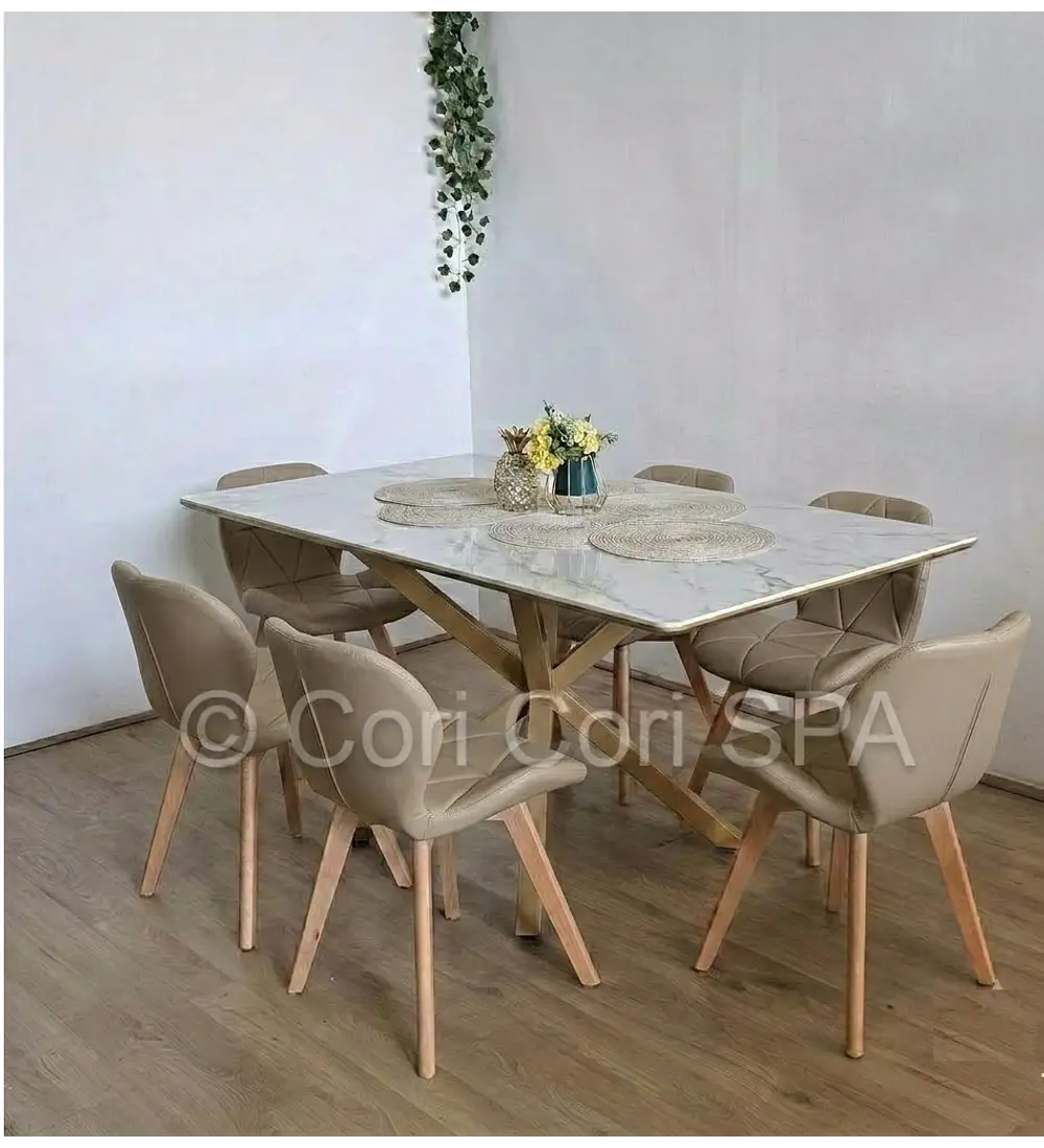 Mesa Madrid Stone Wood