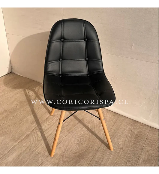 2da Seleccion Silla Capitonne Eames Negro