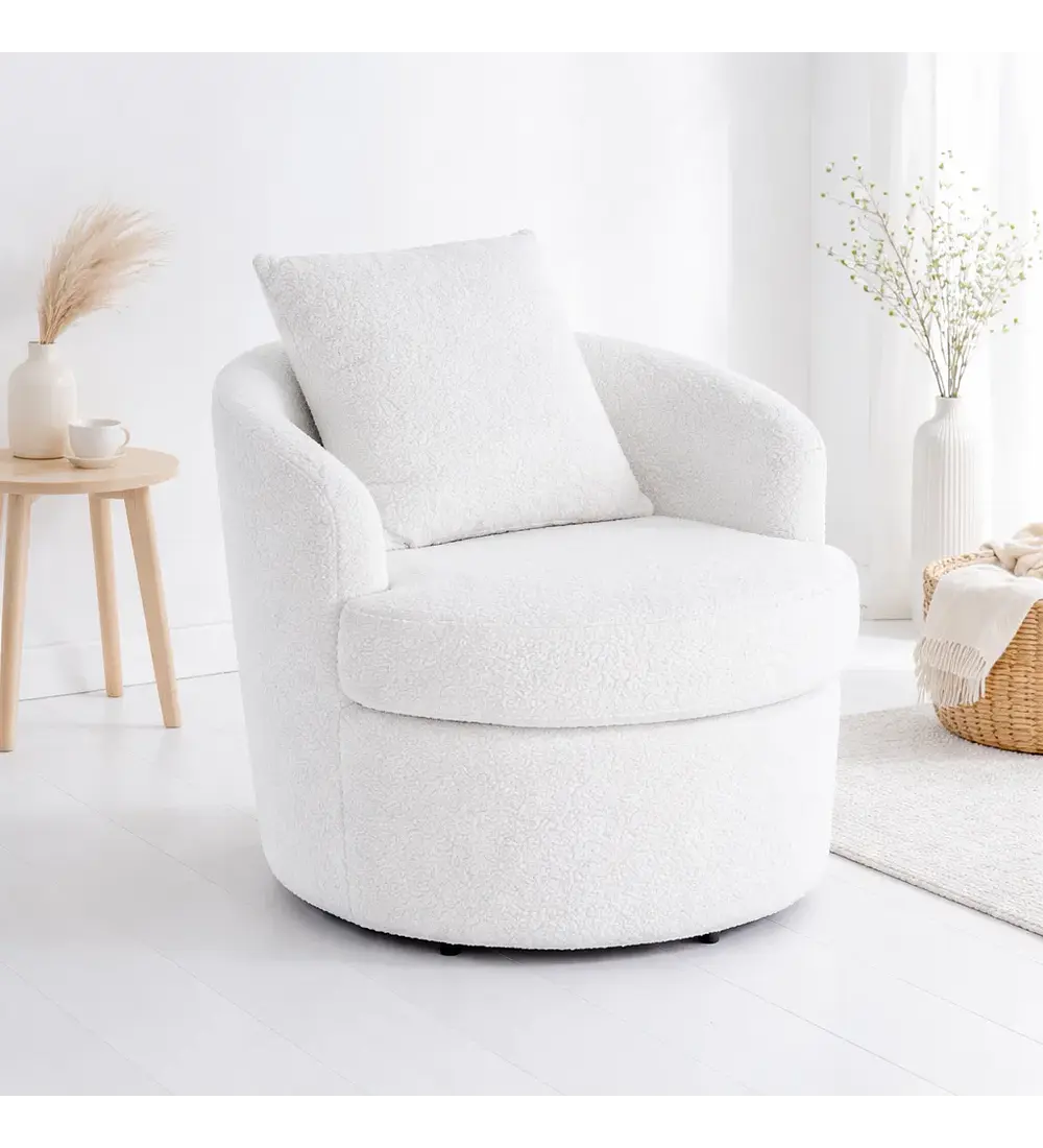 Sillón Giratorio Teddy Comfort 360°