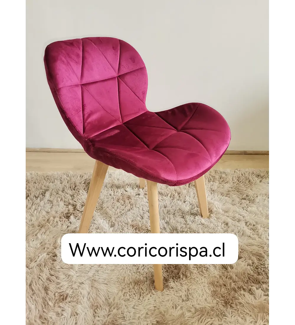 Comedor Melamina Cuadrada 80x80cms + 2 Sillas Mariposa Velvet