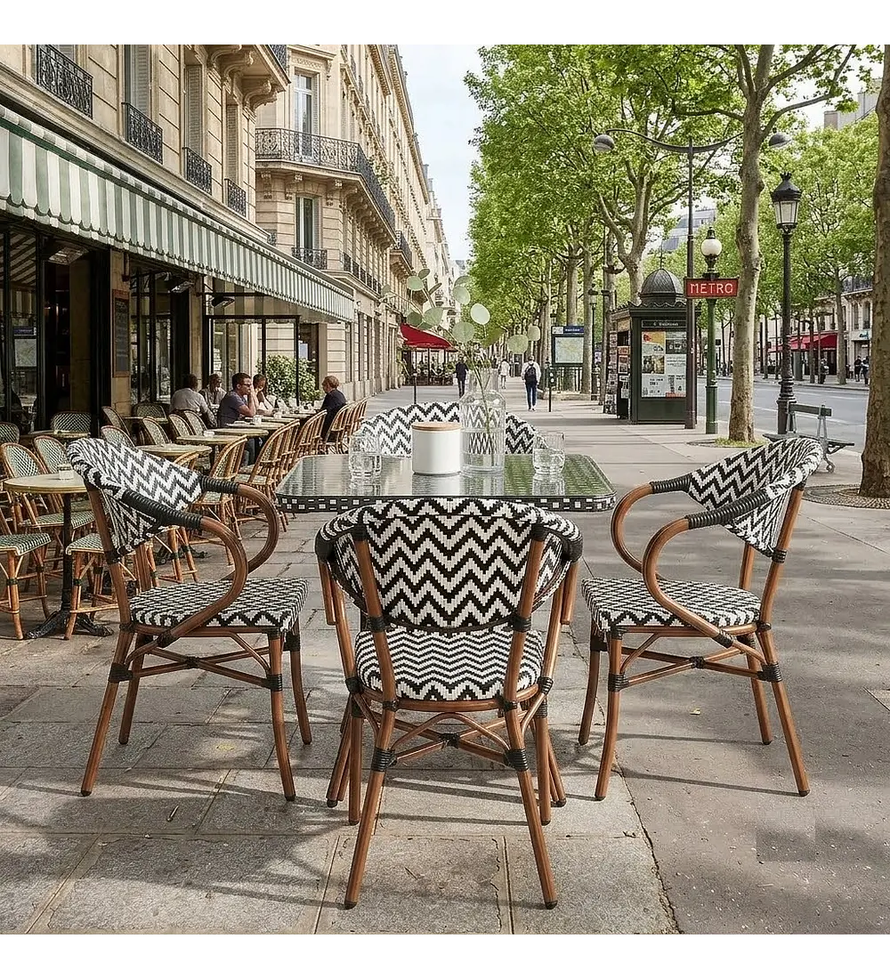 Set Bistro Parisino con Reposa Brazos
