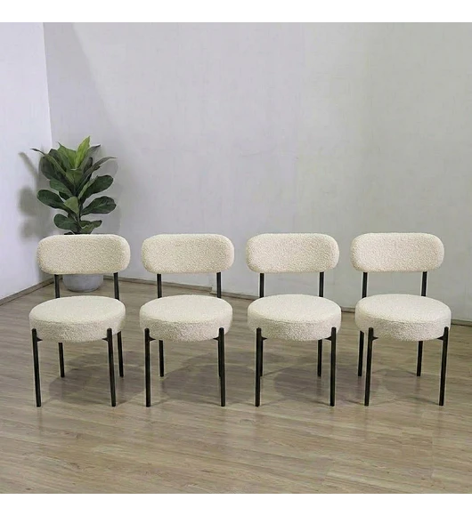 Pack 4 Sillas Boucle Elara