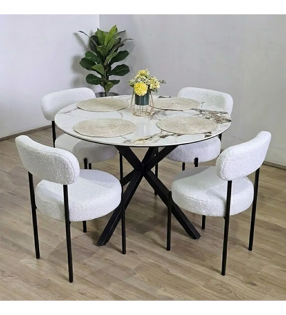 Pack 4 Sillas Boucle Elara