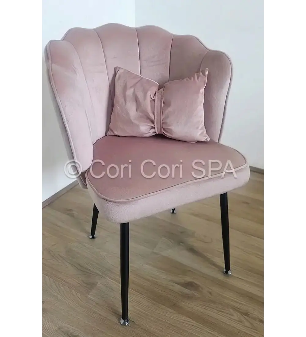 Sitial Corona Velvet Black