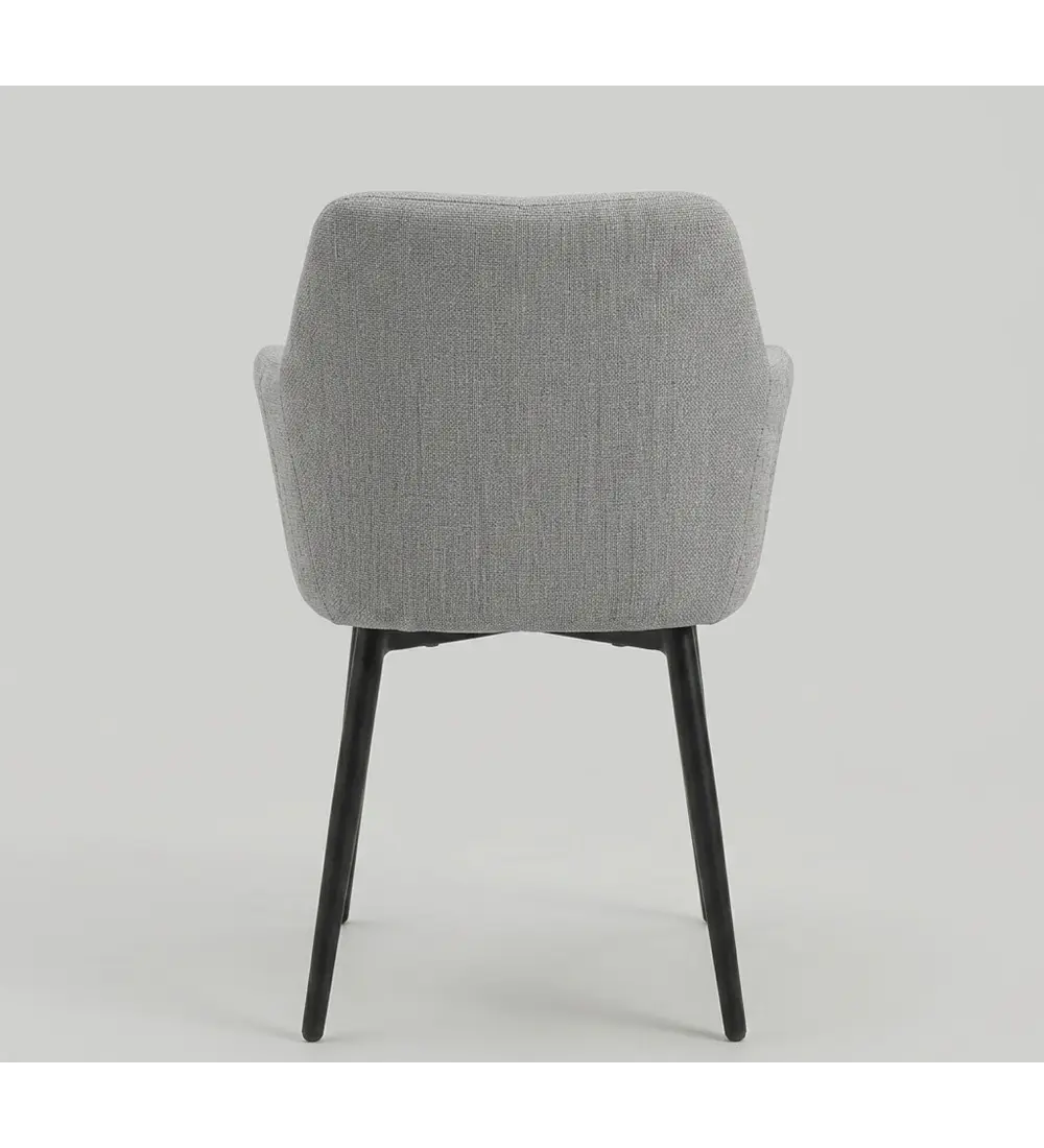 Sitial Capitonne Lino Black