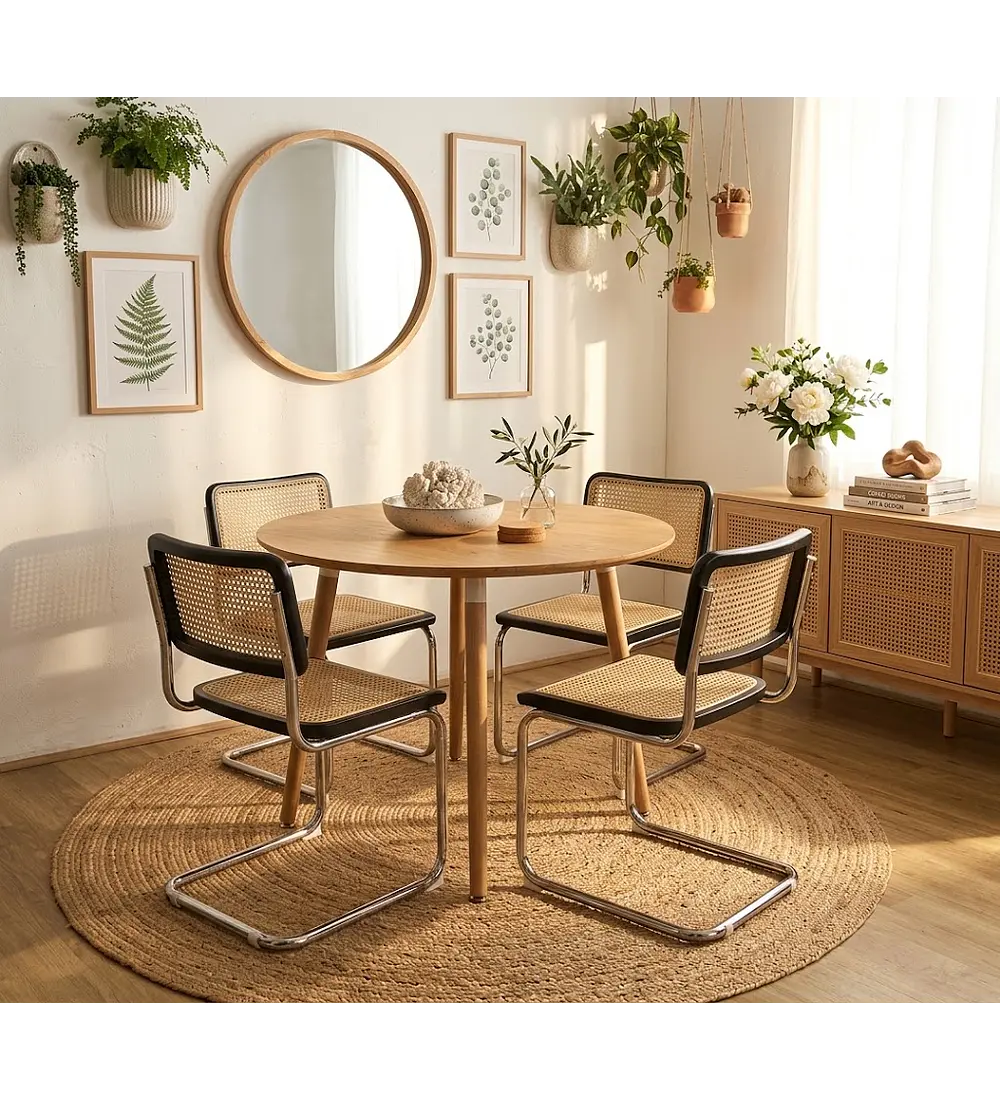 Comedor Mesa Expandible (100 - 180cms) + 4 Sillas Breuer