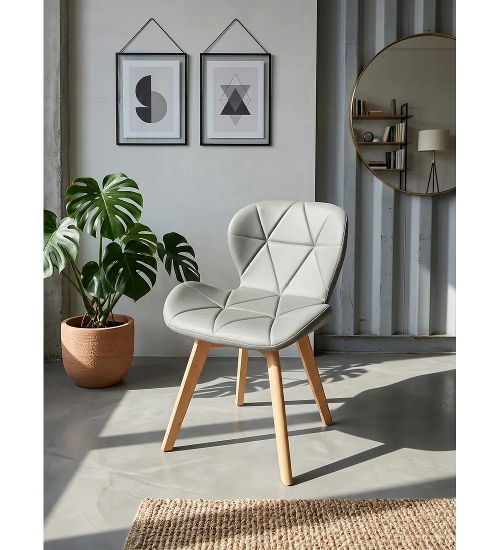 Sillas Mariposa Ecocuero Wood