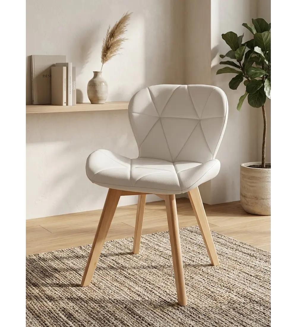 Sillas Mariposa Ecocuero Wood