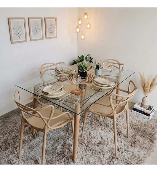 Mesa Crox 140x80cms + 4 Sillas Master