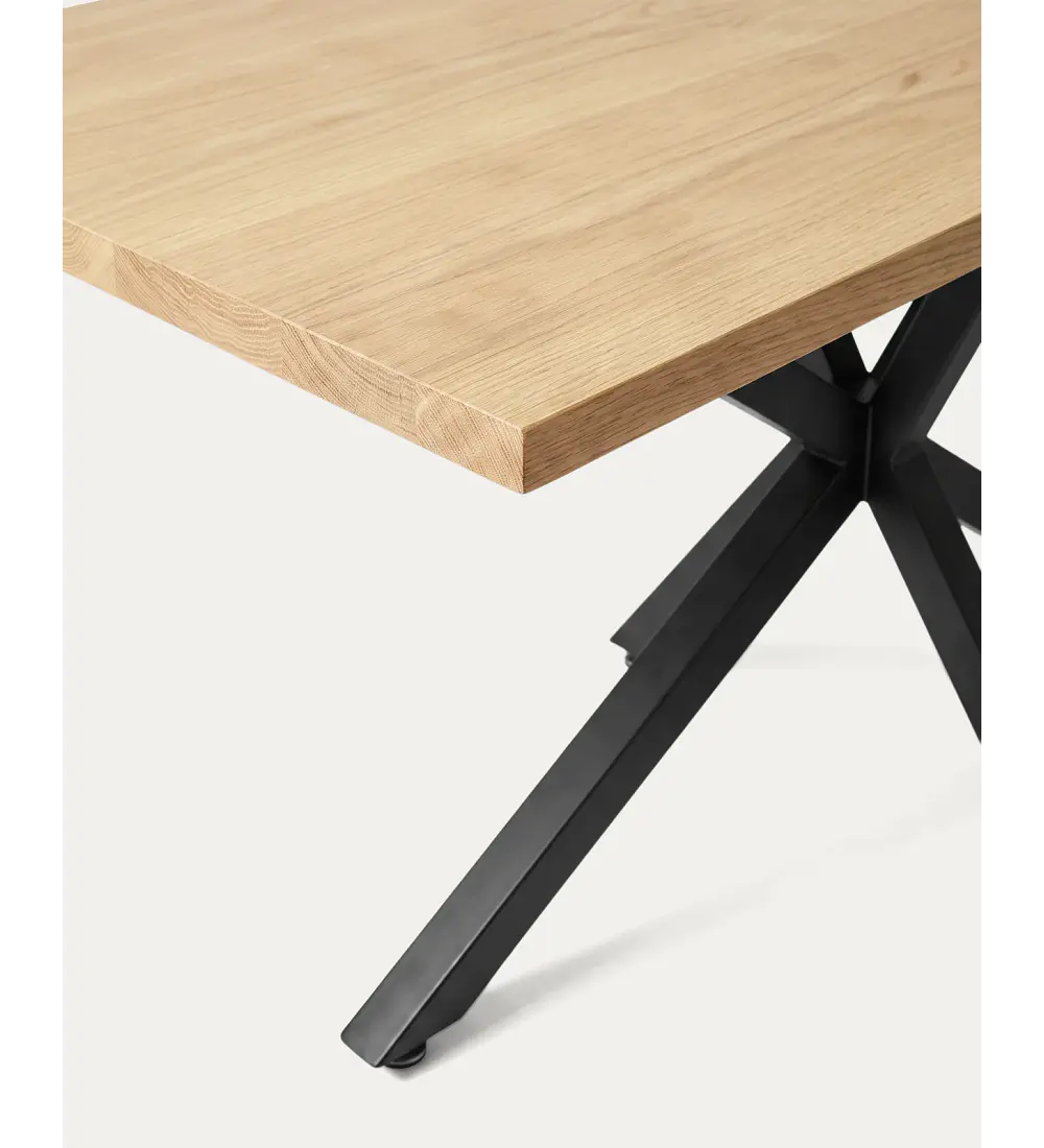 Comedor Madrid Wood + 4 Sillas Capitonne Roma