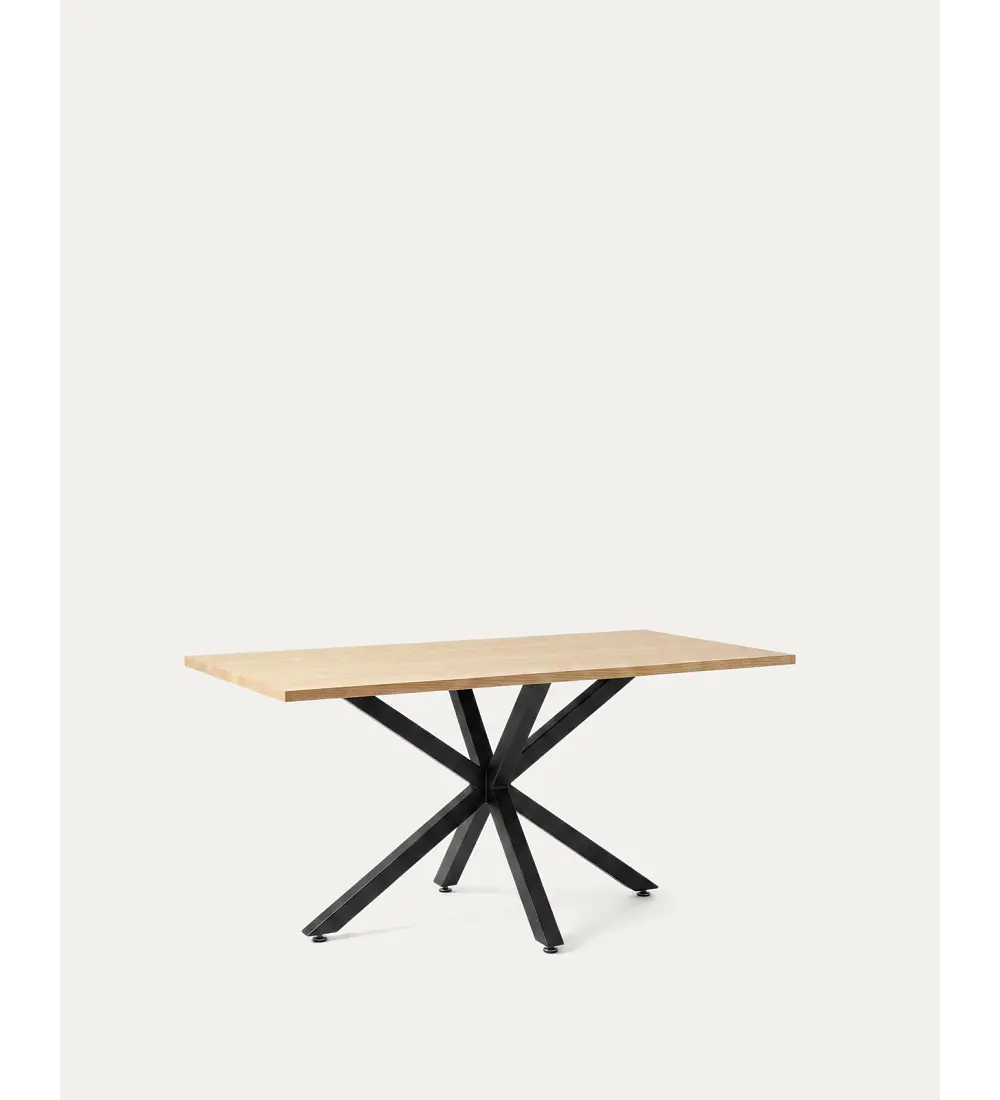 Comedor Madrid Wood + 4 Sillas Capitonne Roma