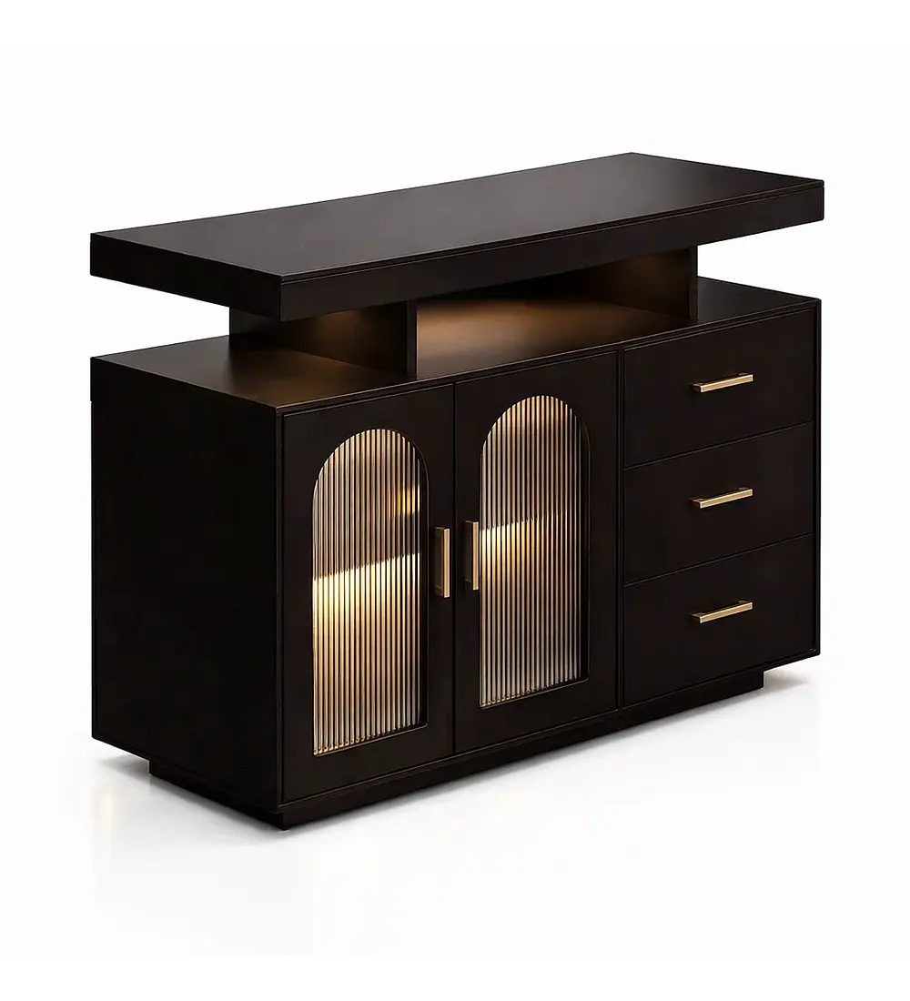 Mueble Cafetero GlassLight con LED