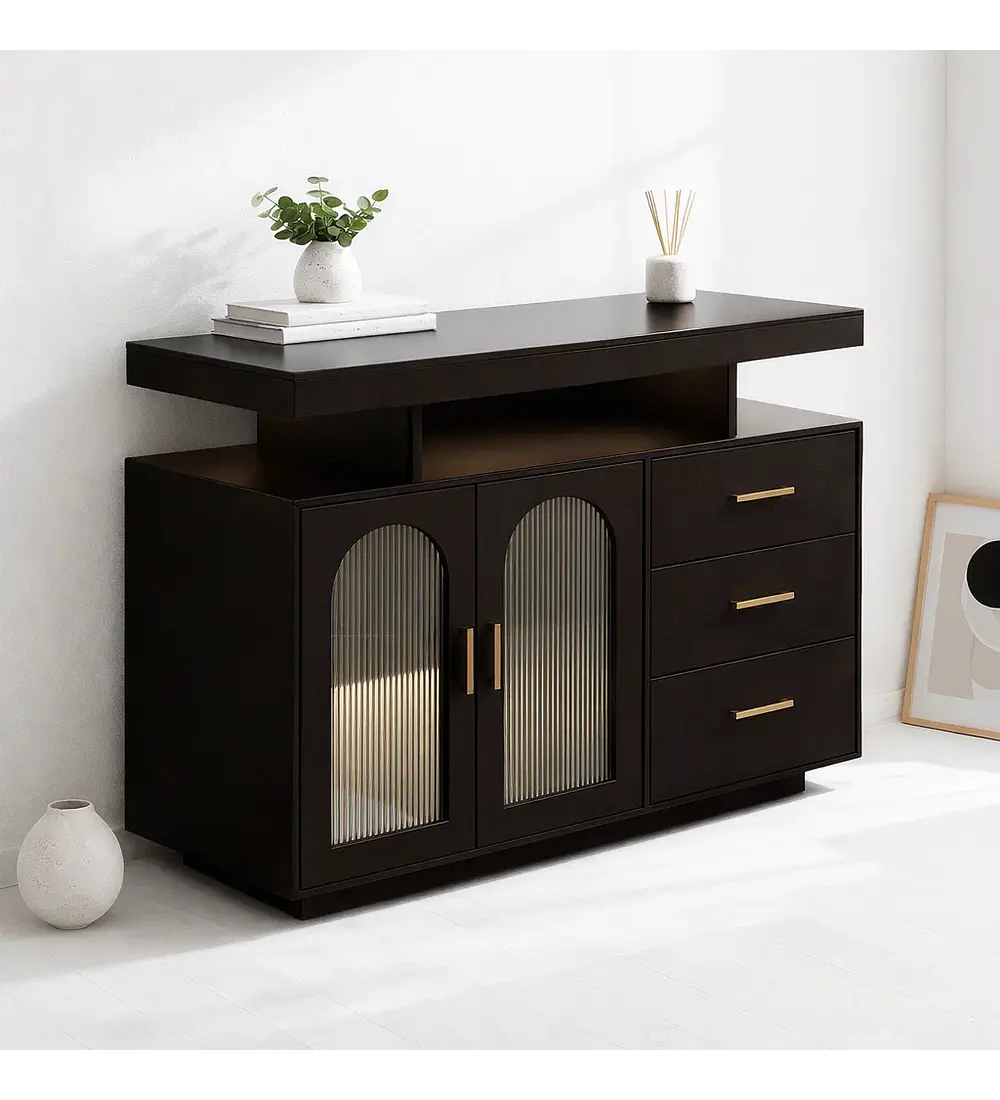 Mueble Cafetero GlassLight con LED
