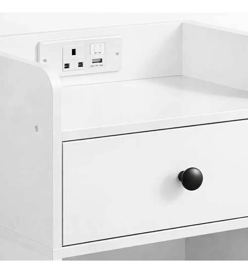 Velador Luma Mini Compacto - Blanco