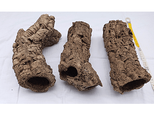 10 cork tubes - for vivarium, terrarium or decoration