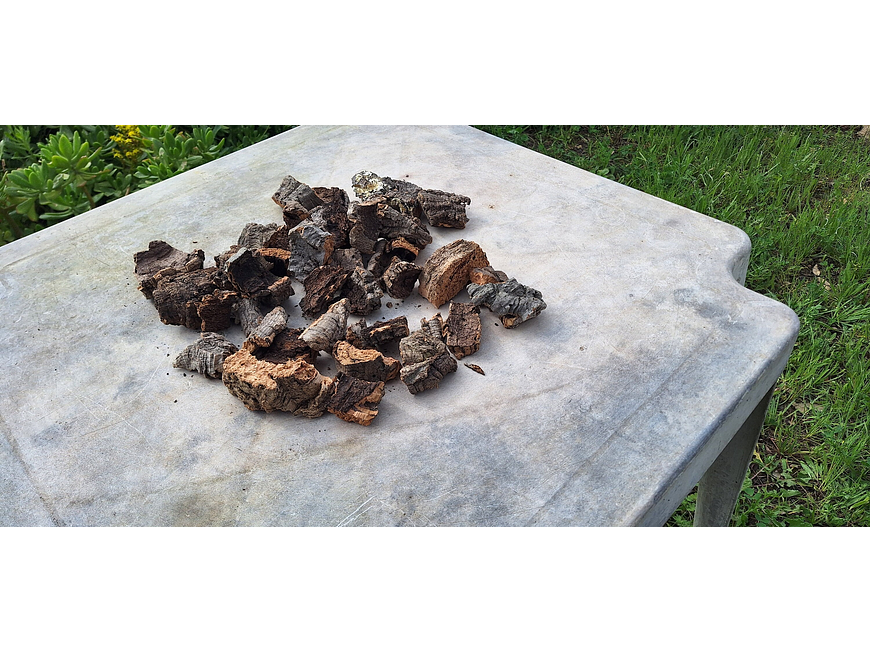 1.6kg - Pieces of Cork from Portugal, for Plants and Terrariums 1