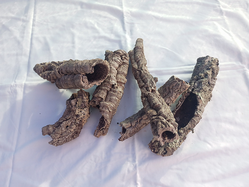 Small cork tubes weighing 0.4 kg 6