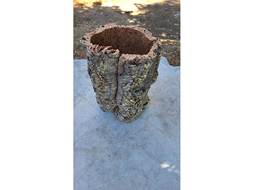 1x Small, wide cork tube (20x20x25cm) 5