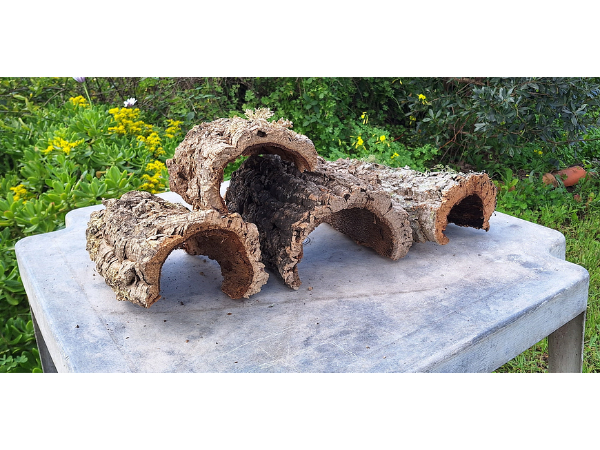 3 Cork Tunnels (20x10x7cm) - for Vivarium, Terrarium or Decoration 5