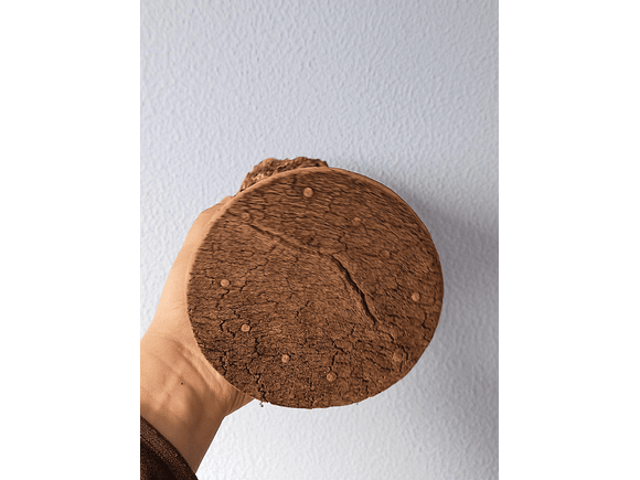 2x small handmade cork vases - 100% natural and sustainable 3