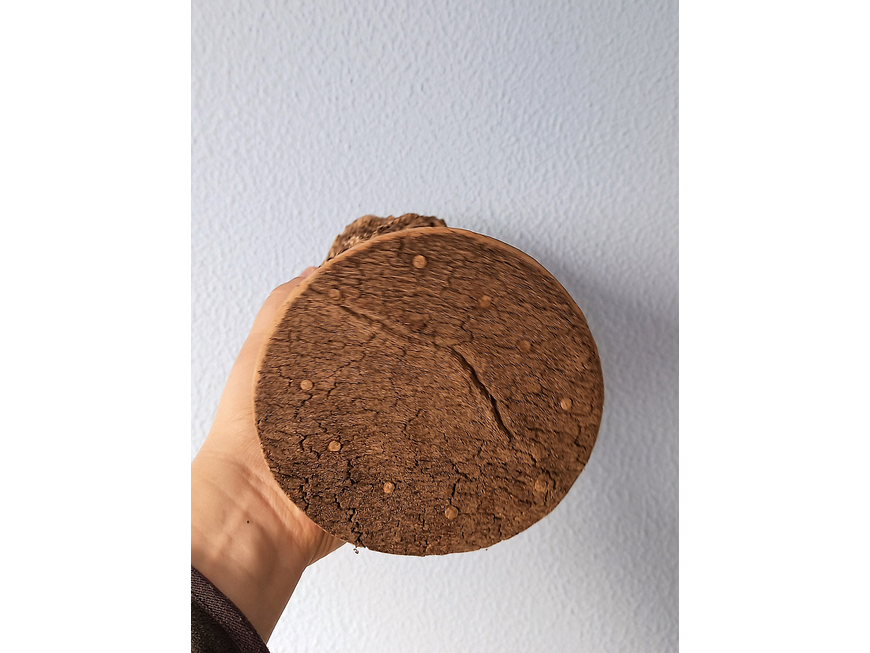 2x small handmade cork vases - 100% natural and sustainable 3