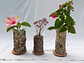 2x small handmade cork vases - 100% natural and sustainable - thumbnail 1