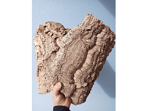 2x Medium-Sized Virgin Cork Sheets: (25x20x7cm)