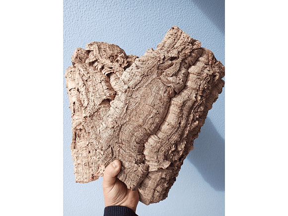 2x Medium-Sized Virgin Cork Sheets: (25x20x7cm) 1