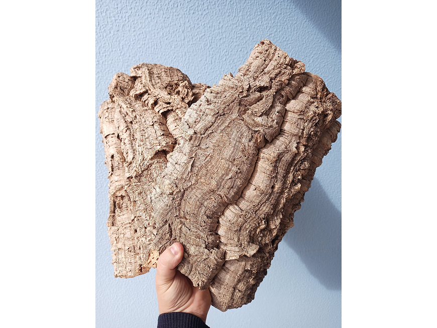 2x Medium-Sized Virgin Cork Sheets: (25x20x7cm) 1