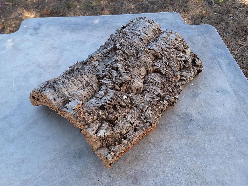 1x Medium-sized virgin cork board: (25x20x5cm) 8