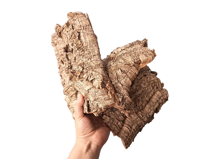 3x Small Sheets of Virgin Cork (25x15x5cm) 3