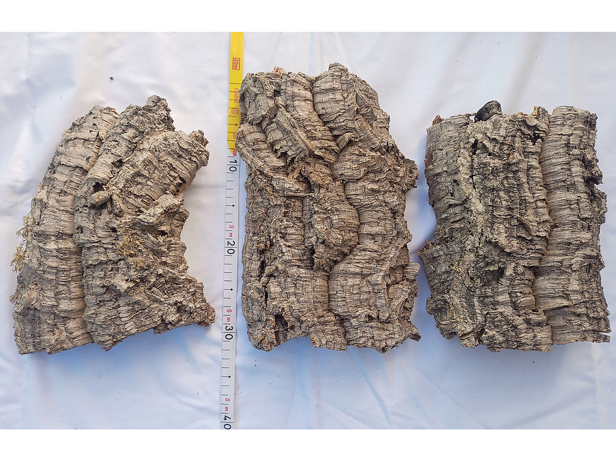 3x Small Sheets of Virgin Cork (25x15x5cm) 1