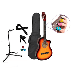  Guitarra Clásica Criolla McAllister – Kit Completo para Principiantes