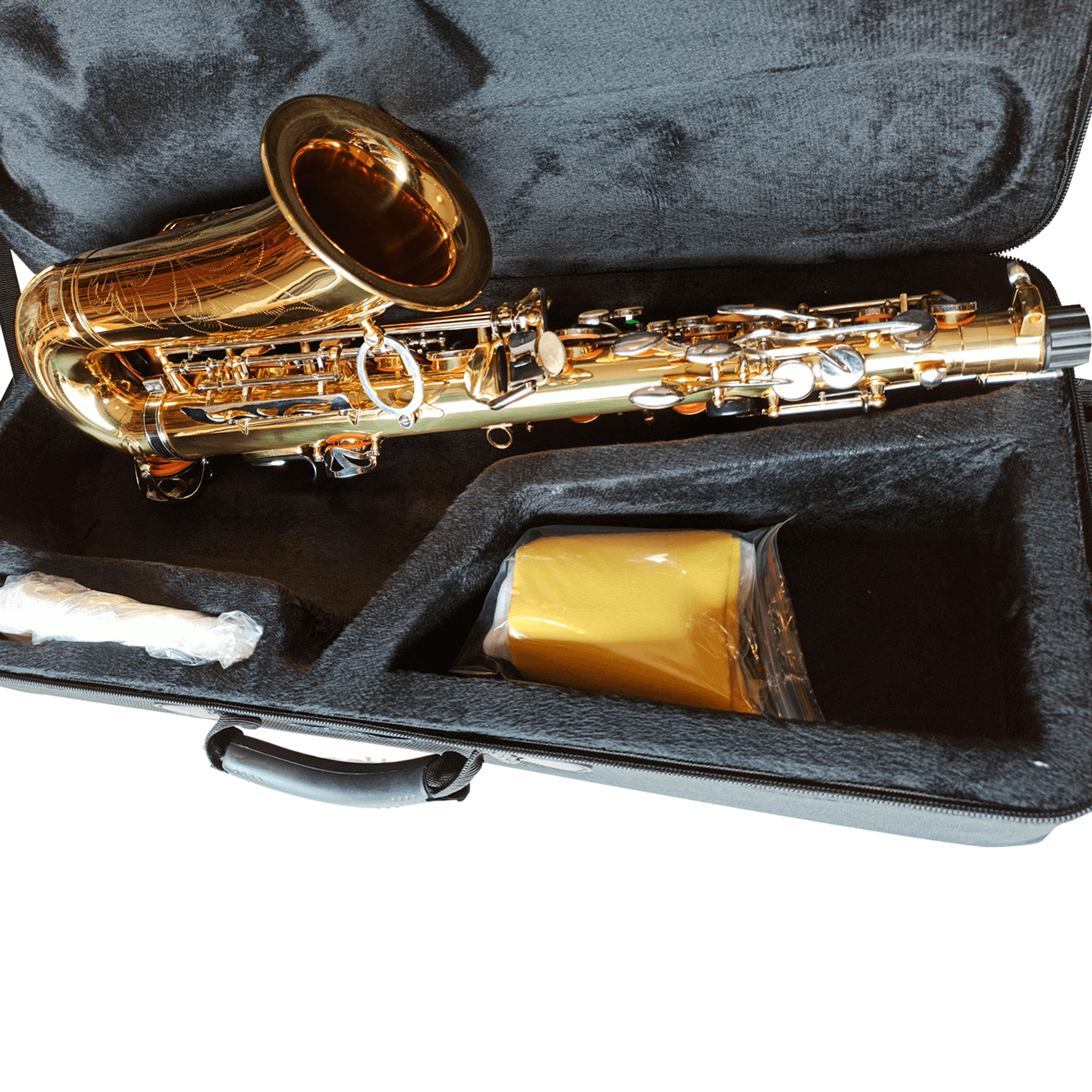 SAXO ALTO CALIFORNIA ORIGINAL DORADO CON LLAVES NIQUELADAS 3