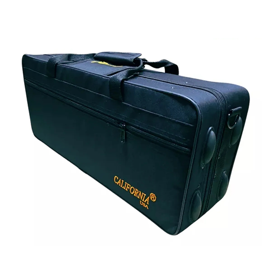 TROMPETA DORADA TRICOLOR CALIFORNIA ORIGINAL AFINADA Y CALIBRADA 2 PUENTES 1