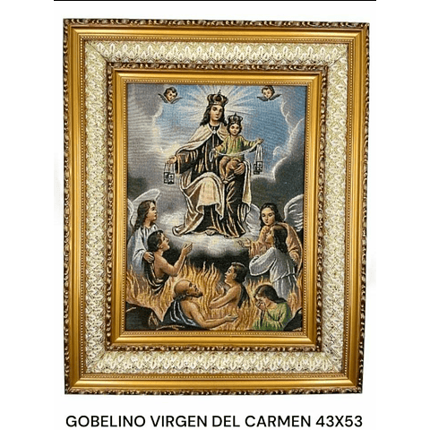 Cuadros Gobelino Virgen del Carmen 